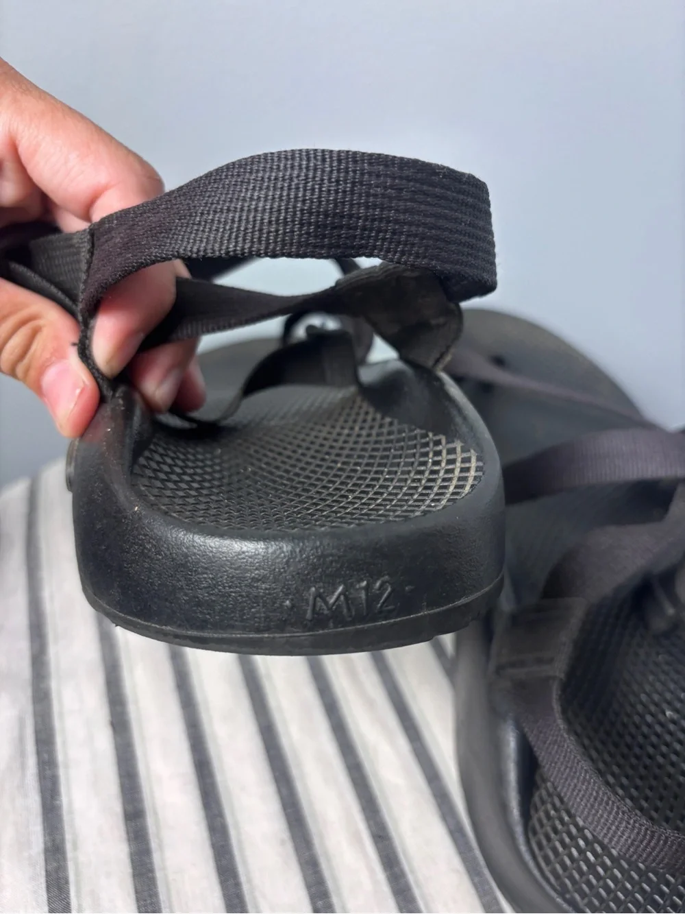 Mens Chaco Z/2 Classic Black size 12
